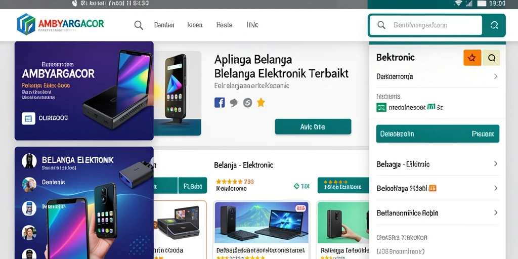Tampilan antarmuka AMBYARGACOR yang sederhana dan fungsional.