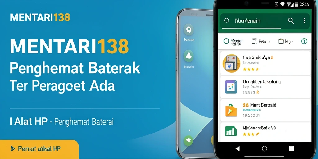 Antarmuka MENTARI138 yang sederhana dan fungsional untuk menghemat baterai.